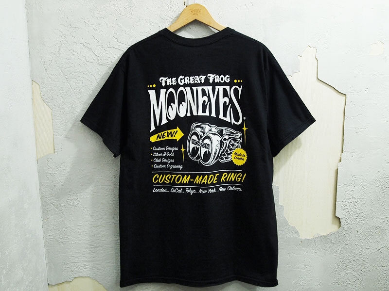 HRCS 2019 限定 The Great Frog MOONEYES ロゴ Tシャツ 黒 ブラック BLACK ムーンアイズ グレートフロッグ TGF Fの画像1