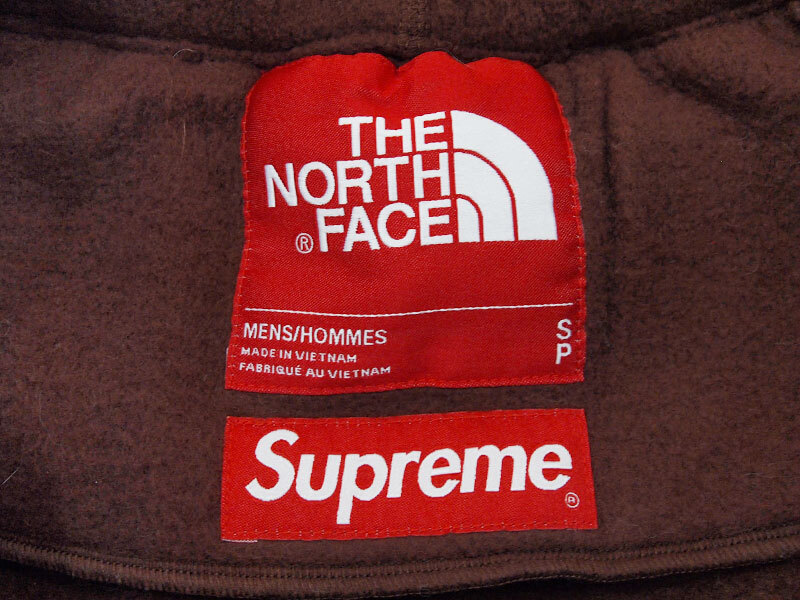 22AW 定価27500円 Supreme THE NORTH FACE Steep Tech Fleece Pant フリース パンツ 茶 ブラウン Brown S シュプリーム ノースフェイス Fの画像5