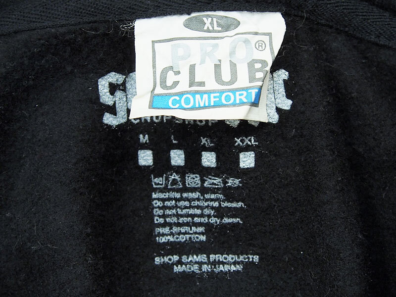 XL サイズ SAMS MOTORCYCLE SAMSMC HOODIE パーカー スウェット フーディー 黒 ブラック BLACK PRO CLUB サムズ Shop Fの画像3