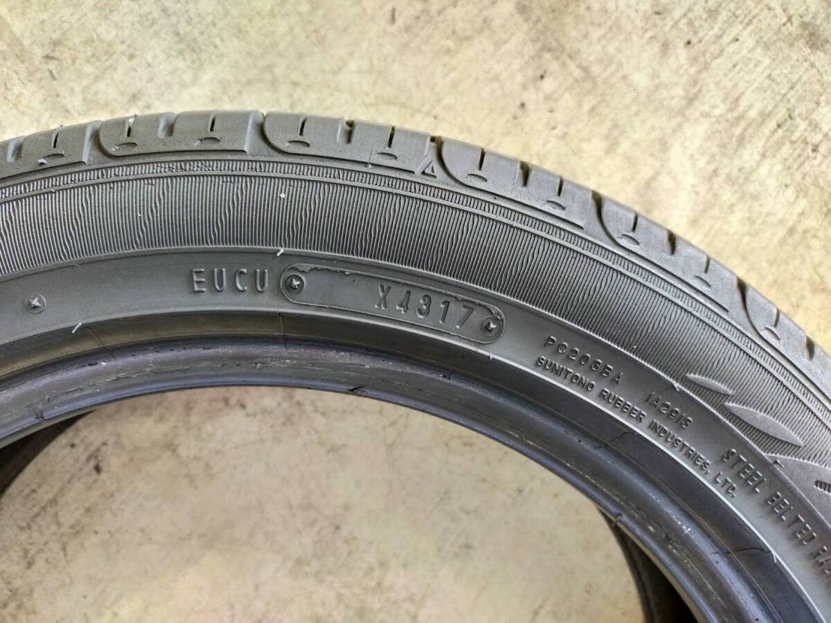 バリ溝　ダンロップ　エナセーブ　EC203　175/55R15　2本　2017年製_画像4