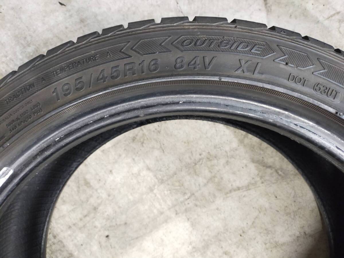 2019年製　サイレン　ATREZZO　ZSR　195/45R16　4本　_画像6