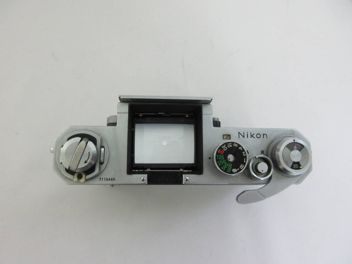 (1-2)【シャッターOK】Nikon ニコン F ボディ 7116660 nikon F用 フォトミックFTNファインダー 609336 露出計 784406 レンズフード 50/2の画像10