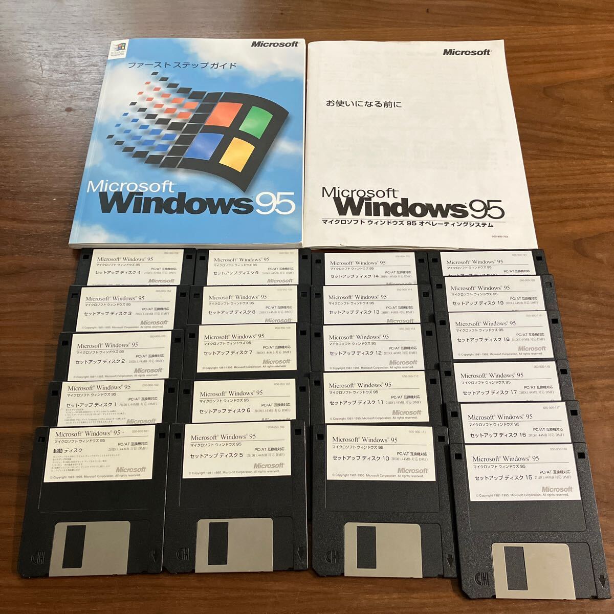 Microsoft Windows 95 operating-system PC/AT interchangeable (DOS/V)3.5 1.44MB