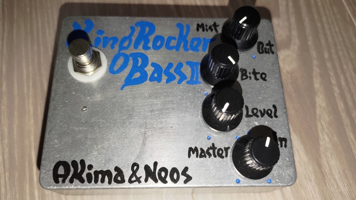 中古 ベース akima&neos king rocker bass ii エフェクター オーバードライブ 歪み　ディストーション_画像1