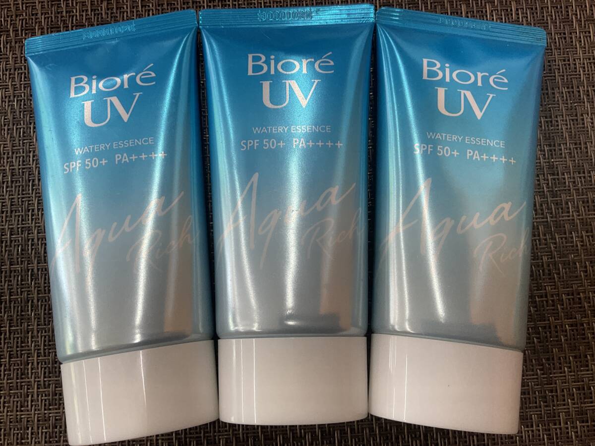  Kao bioreUV aqua Ricci water Lee essence q almost unused 3 pcs set * low price prompt decision article limit first come, first served *