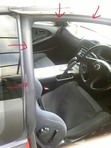 トヨタ純正新品 MR2 SW20 ウェザーストリップ ルーフサイドレール ドア 運転席側 左右　セット　A15400_画像2
