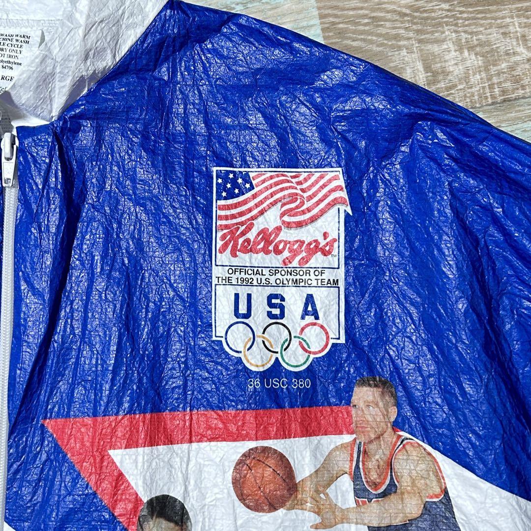 USA製 1992年 バスケット USオリンピックチーム ペーパージャケット_画像4