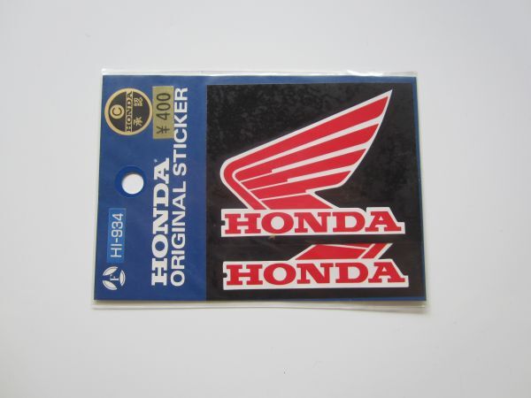 【2枚入り】HONDA ホンダ ウィングマーク レーシング ステッカー/デカール 自動車 バイク オートバイ レーシング F1 S17_画像3