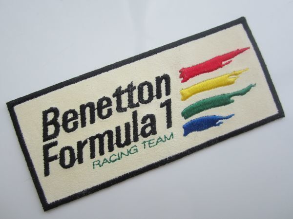 【ジャンク品】Benetton ベネトン ワッペン/Formula1 フォーミュラ 自動車 作業着 カスタム レーシングチーム F1 Z01_画像2