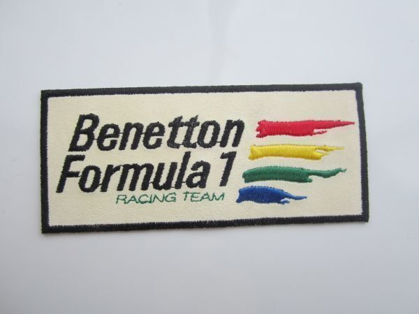 【ジャンク品】Benetton ベネトン ワッペン/Formula1 フォーミュラ 自動車 作業着 カスタム レーシングチーム F1 Z01_画像3
