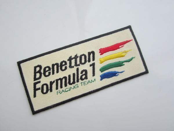 【ジャンク品】Benetton ベネトン ワッペン/Formula1 フォーミュラ 自動車 作業着 カスタム レーシングチーム F1 Z01_画像1