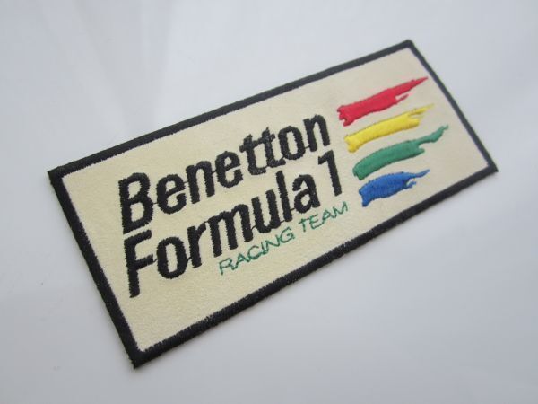 【ジャンク品】Benetton ベネトン ワッペン/Formula1 フォーミュラ 自動車 作業着 カスタム レーシングチーム F1 Z01_画像4