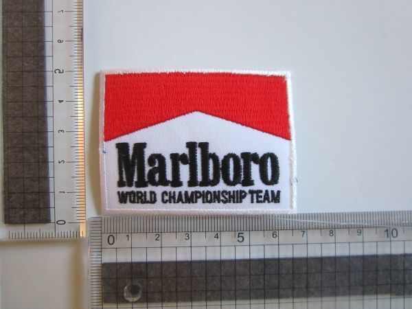 Marlboro WORLD CHAMPIONSHIP マルボロ ワールド チャンピョンシップ タバコ ワッペン/自動車 バイク レーシング F1 スポンサー Z01の画像7