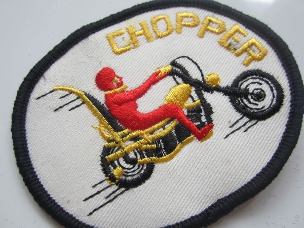 CHOPPER チョッパー ワッペン/自動車 バイク 企業 スポンサー レーシング 古着 アメカジ ビンテージ 49_画像2