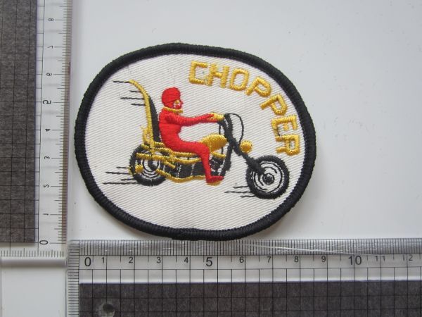 CHOPPER チョッパー ワッペン/自動車 バイク 企業 スポンサー レーシング 古着 アメカジ ビンテージ 49_画像7