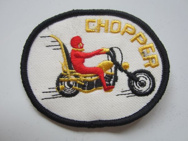 CHOPPER チョッパー ワッペン/自動車 バイク 企業 スポンサー レーシング 古着 アメカジ ビンテージ 49_画像3