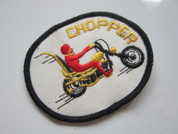 CHOPPER チョッパー ワッペン/自動車 バイク 企業 スポンサー レーシング 古着 アメカジ ビンテージ 49_画像1