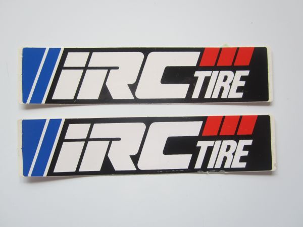 【２枚セット】IRC TIRE タイヤ ステッカー/デカール 自動車 バイク オートバイ レーシング スポンサー メーカー 04_画像6