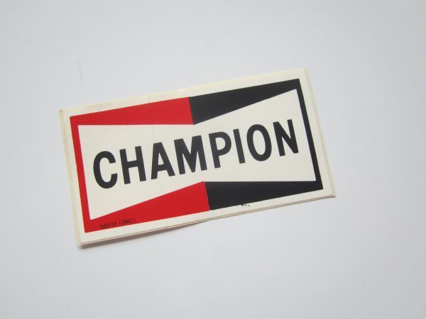 【小さめ】CHAMPION チャンピオン 旧車 プラグ スパークプラグ 98012 3MC ステッカー/デカール 自動車 バイク スポンサー 04の画像1