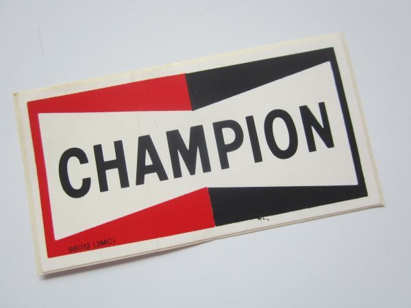 【小さめ】CHAMPION チャンピオン 旧車 プラグ スパークプラグ 98012 3MC ステッカー/デカール 自動車 バイク スポンサー 04の画像2