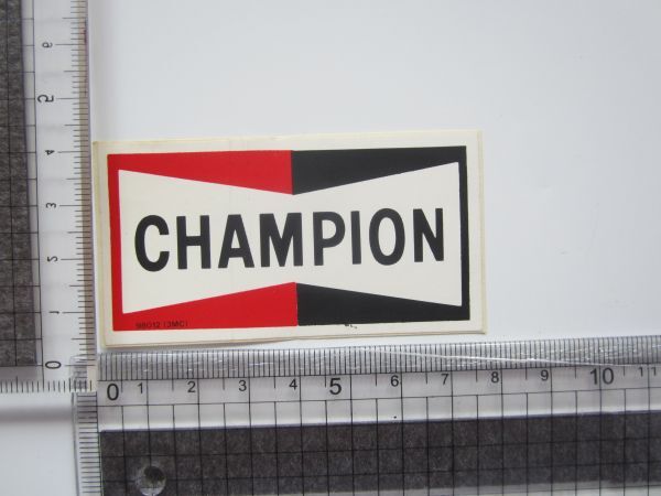 【小さめ】CHAMPION チャンピオン 旧車 プラグ スパークプラグ 98012 3MC ステッカー/デカール 自動車 バイク スポンサー 04の画像6