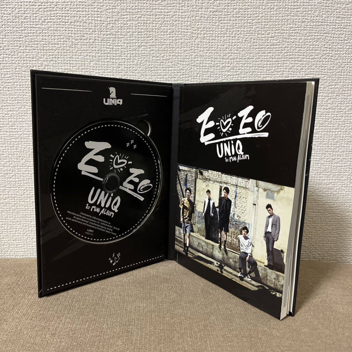 希少 UNIQ 王一博 「1stミニアルバム EOEO」CD ●※トレカなしの画像3