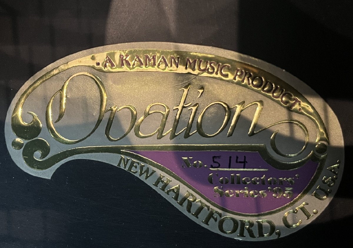 【1円】Ovation オベーション 1995-7 Collectors Series アコースティックギターの画像6