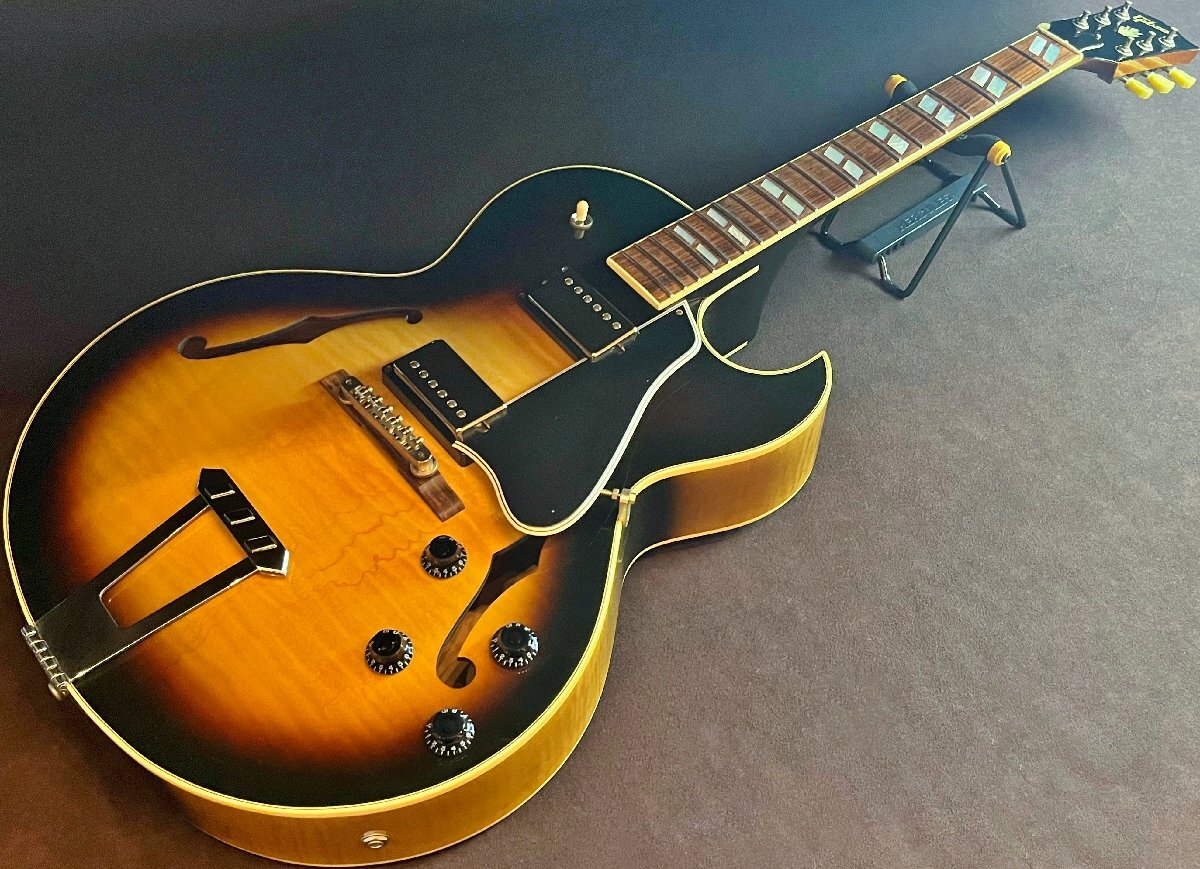 【1円】Gibson Memphis ギブソン ES-175 フルアコースティックギター ジャンクの画像2