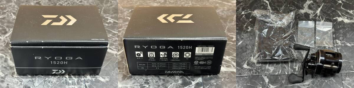 1スタ）【中古/リール】DAIWA ダイワ 18 RYOGA リョウガ 1520H 右巻き / ベイトリール_画像1