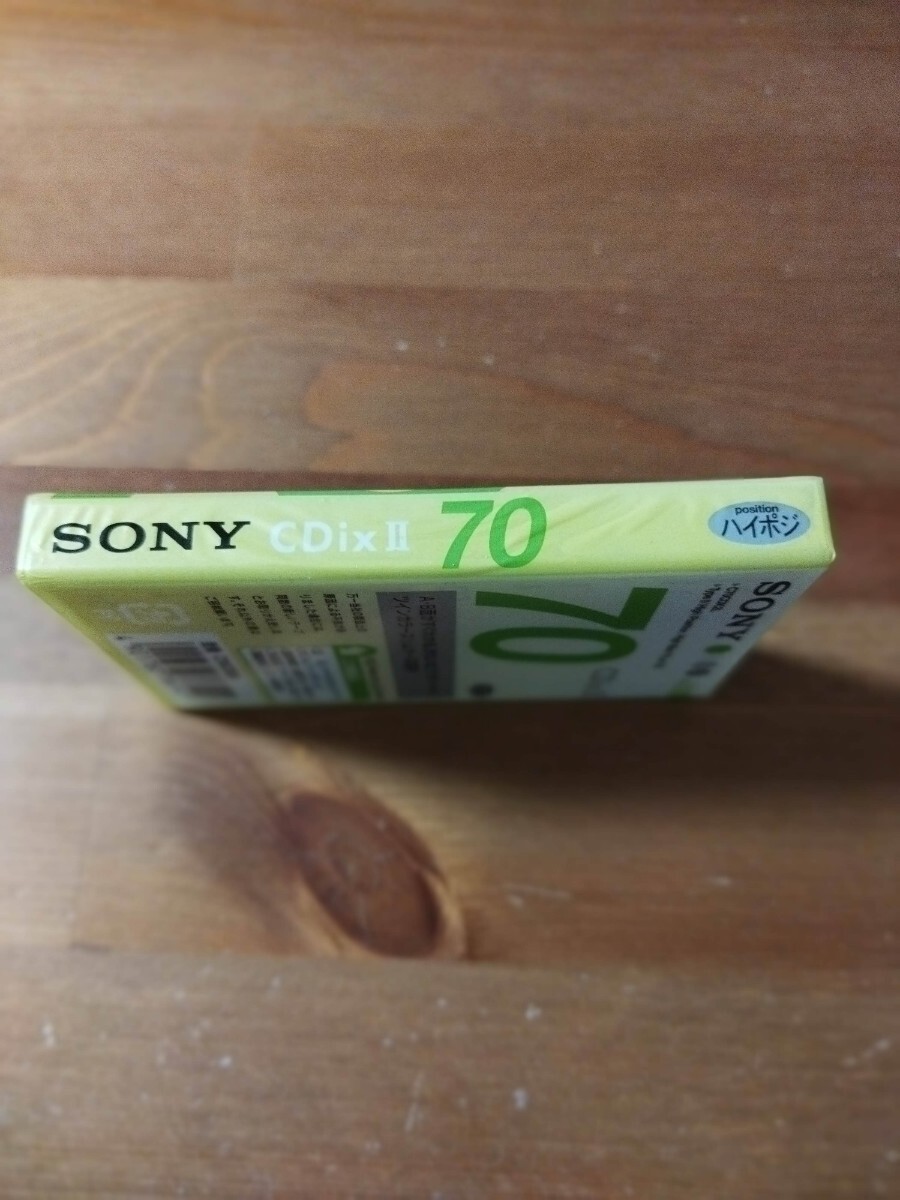 カセットテープ 未使用 SONY 70分 ハイポジ CDix Ⅱの画像3