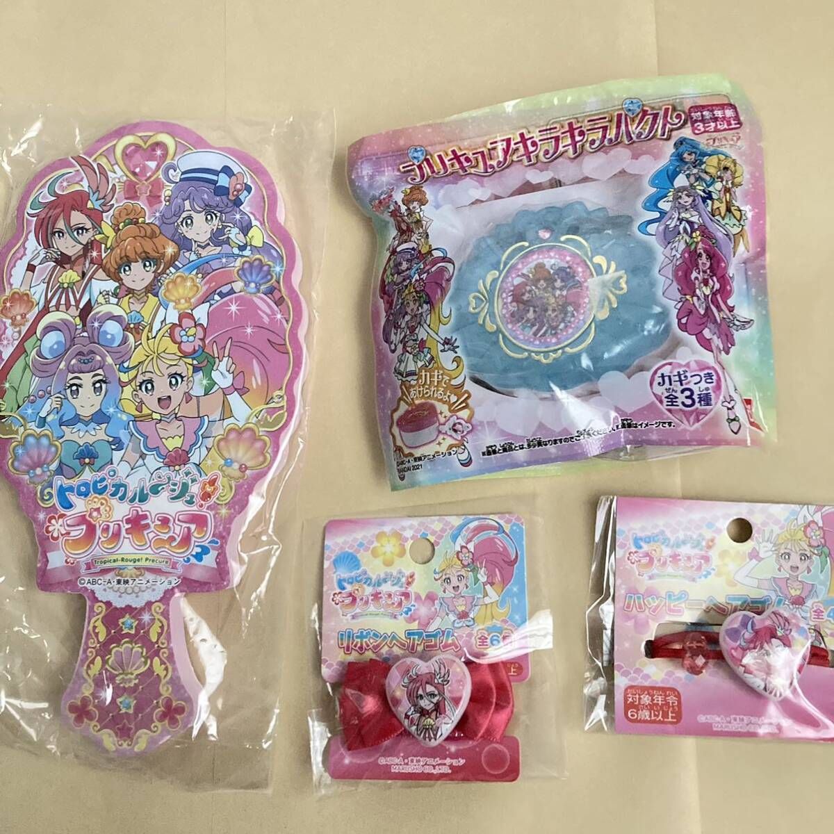 プリキュア 百均 劇場グッズ ハンカチ等ドキドキプリキュア スイートプリキュア トロピカル〜ジュプリキュア デリシャスパーティプリキュア_画像5