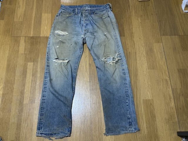 Levis リーバイス 501 ヴィンテージ 66前期 刻印6 スモールe ボタンフライ デニムジーンズ W38 L34 の画像1