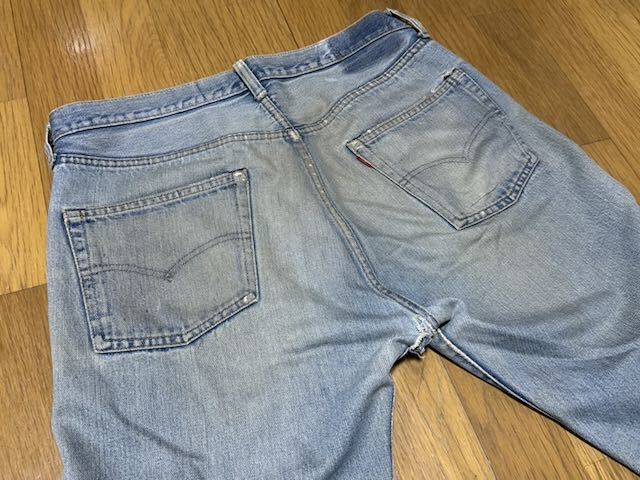 Levi's リーバイス 501 66後期 70s ヴィンテージ デニムジーンズ 刻印6 スモールe W36 L30の画像5