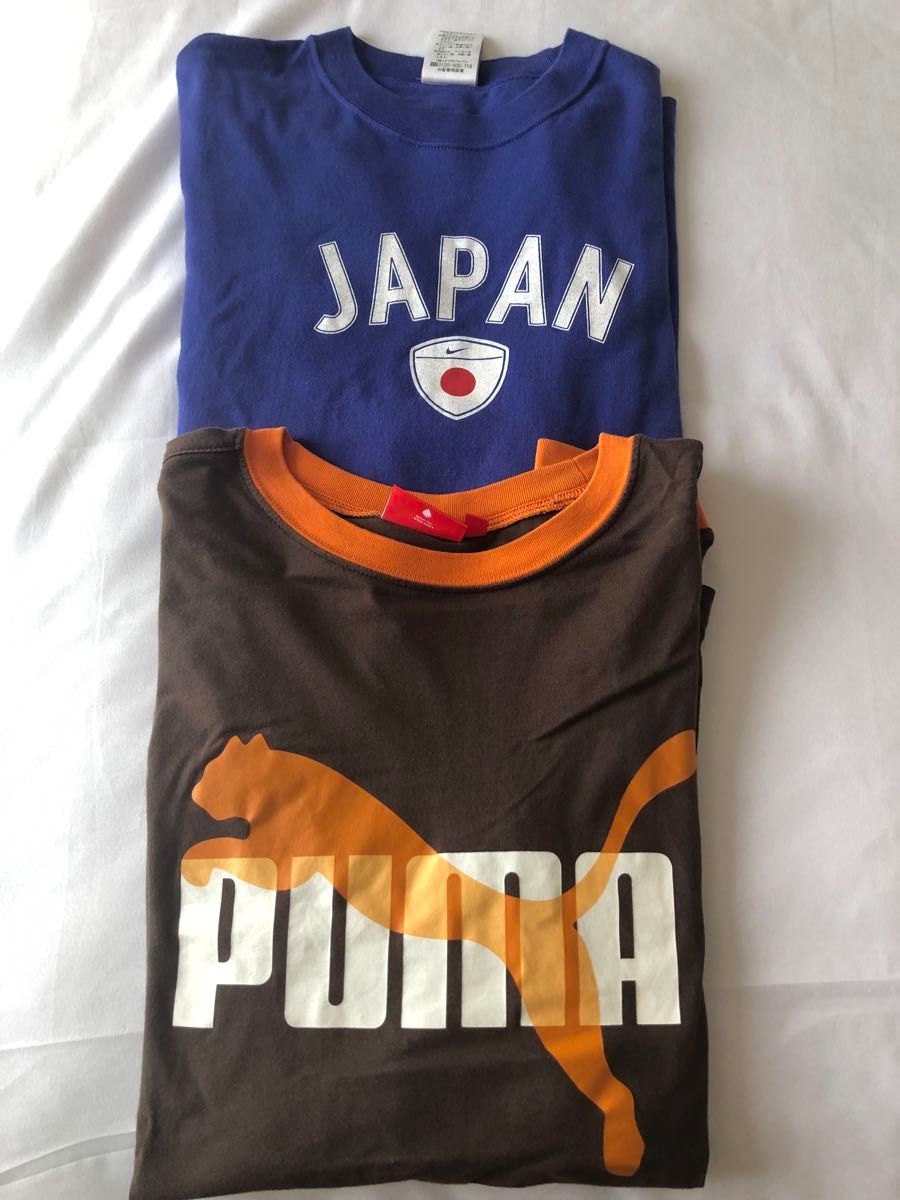 NIKE ナイキ サッカー日本代表 tシャツ　160 2枚セット