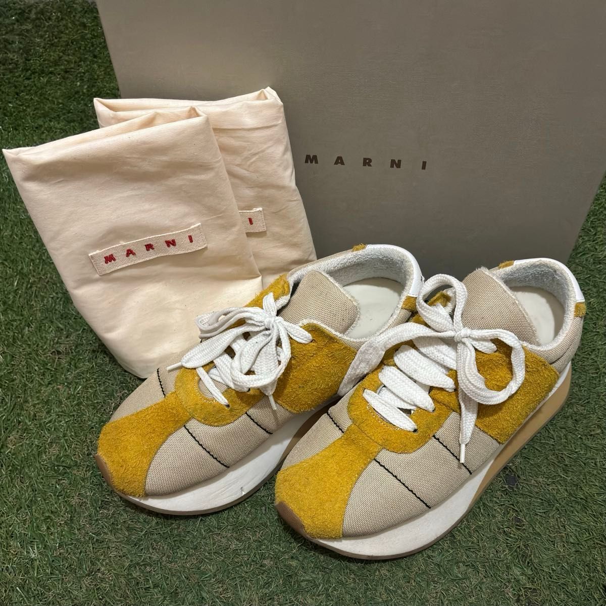 MARNI マルニ BIGFOOT ビッグフット YELLOW イエロー 40|Yahoo MARNI マルニ BIGFOOT ビッグフット YELLOW イエロー 40|Yahoo