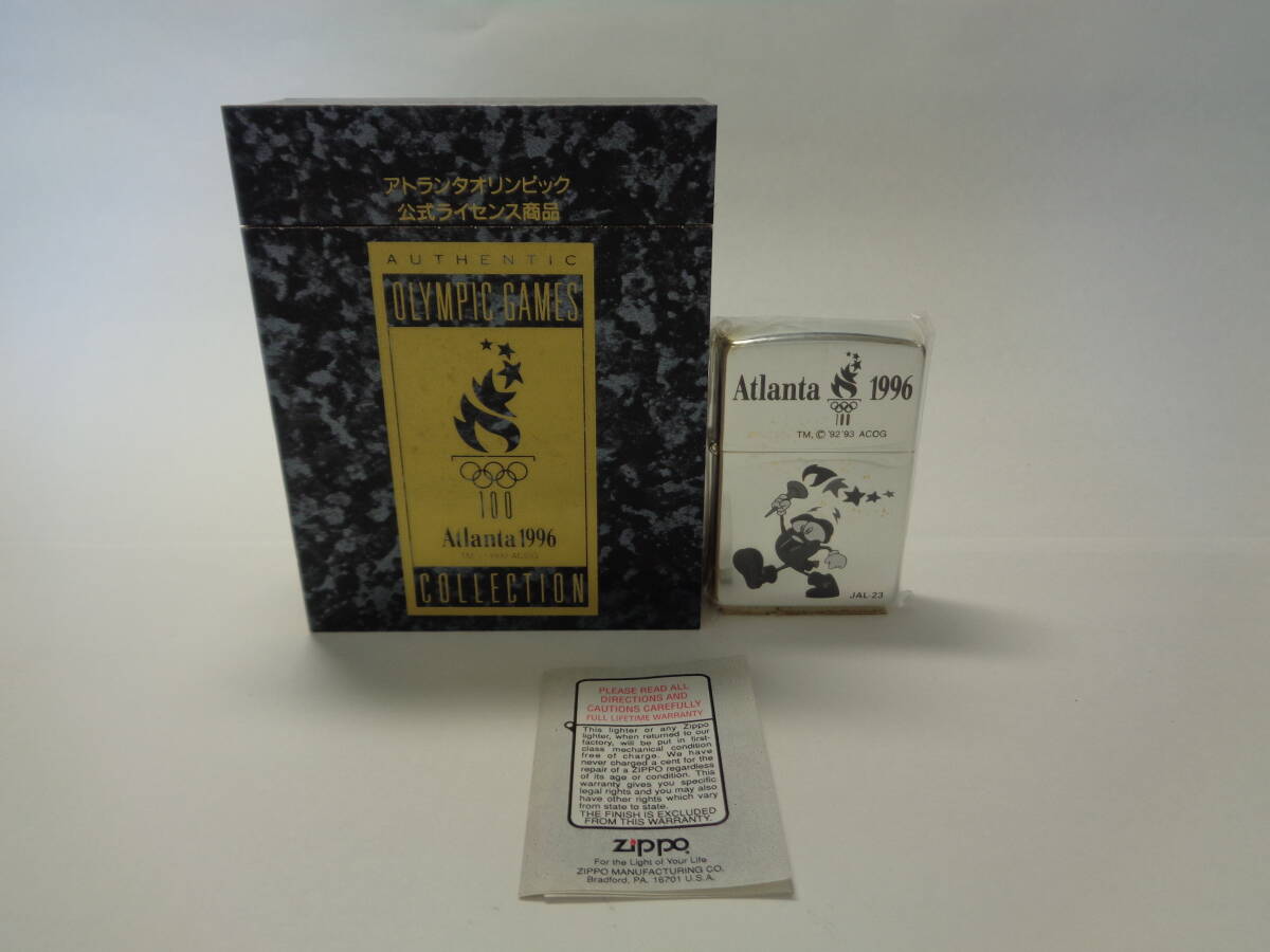 ZIPPO ジッポ Atlanta 1996 アトランタ オリンピック 公式ライセンス商品 喫煙具 禁煙グッズ 未使用品 管理ZI-87-LPの画像1