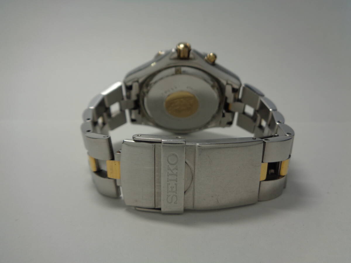 SEIKO セイコー SCUBA スキューバ 5M23-7A00 腕時計 オートクォーツ ジャンク品 管理ZI-87-LPの画像4