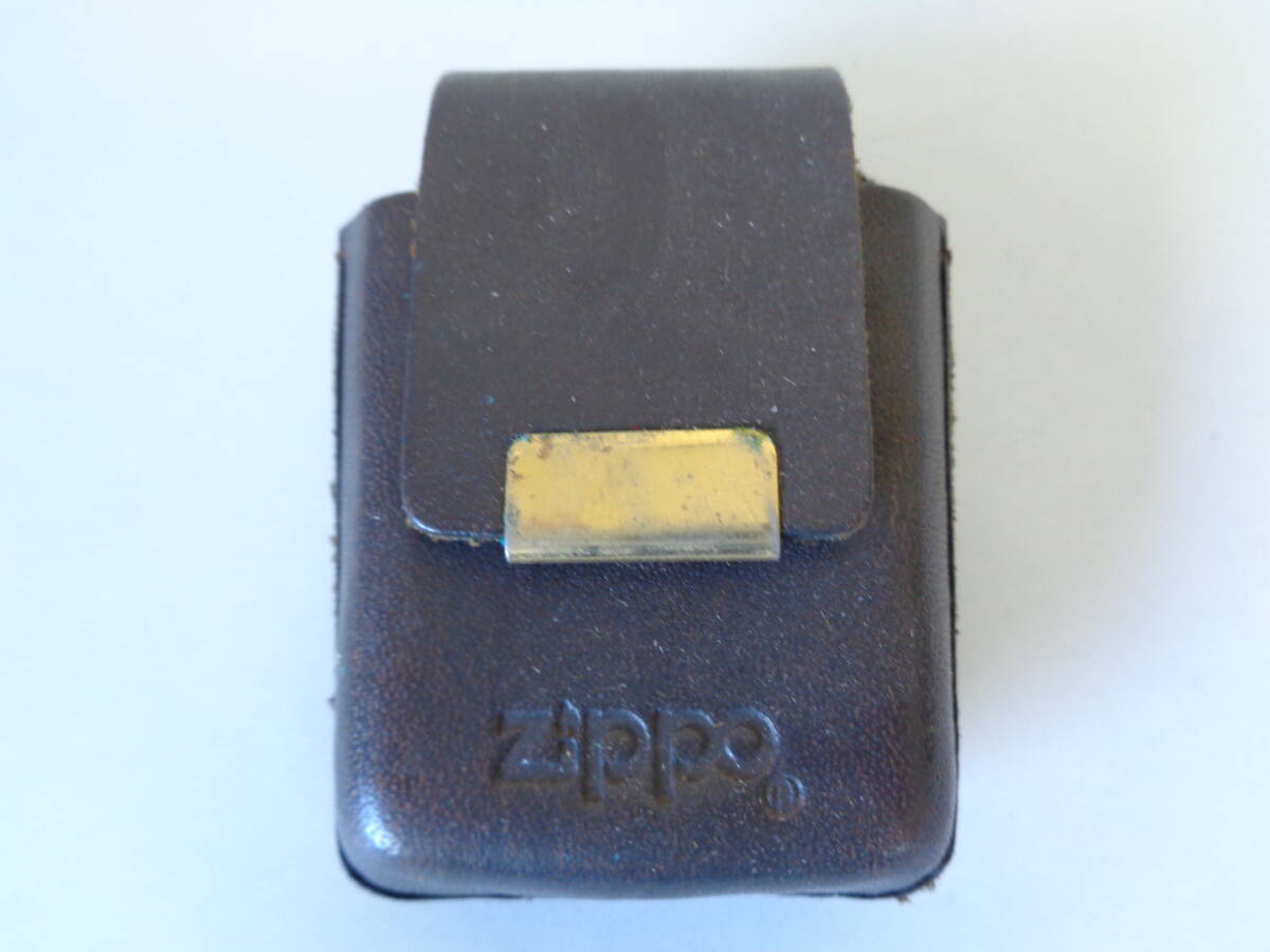 ZIPPO ジッポケース ライターケース 本皮 中古品 管理LP_画像1