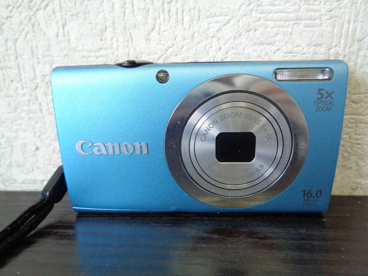 Canon PC1731 デジカメ コンパクトカメラ PowerShot A2400 IS バッテリー付き 動作品 中古品 管理ZI-LP_画像2