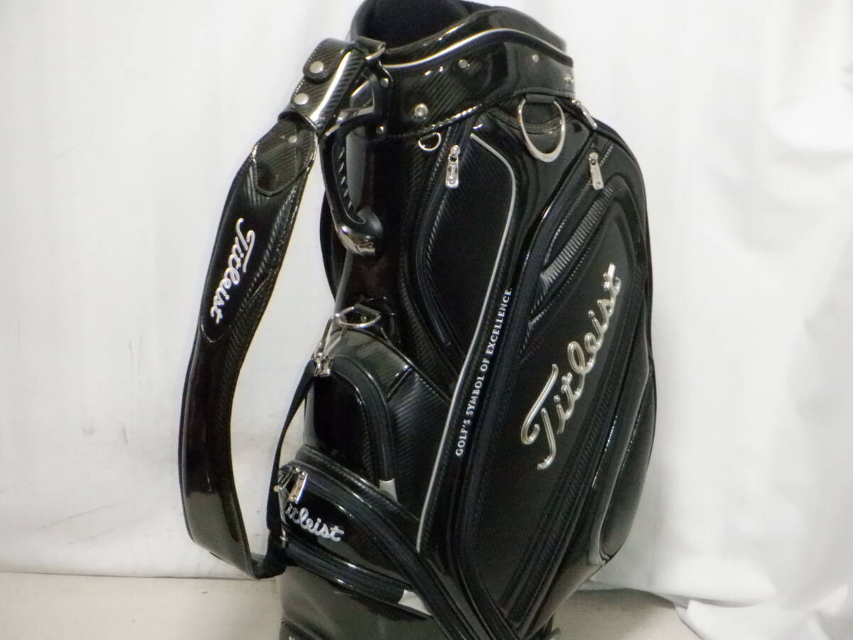 Titleist タイトリスト 9.0型アスリートスタッフ ★中古★(BKxSILVER)ゴルフ キャディバック