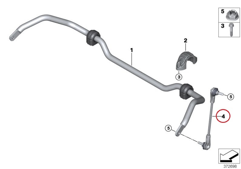 BMW F40 116i 118i 118d M135ix フロント スタビリンク スタビロッド ベントラムサポート左右 31306861483 LEMFORDER_画像2