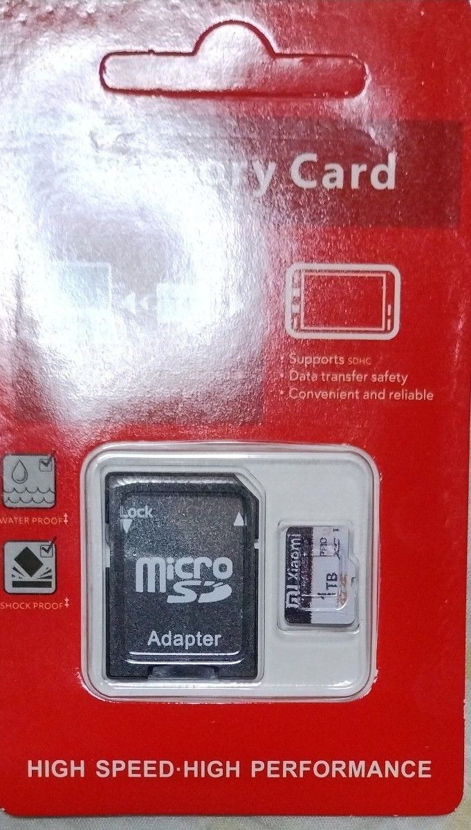 1TB 大容量　micro SDカード　アダプター付き