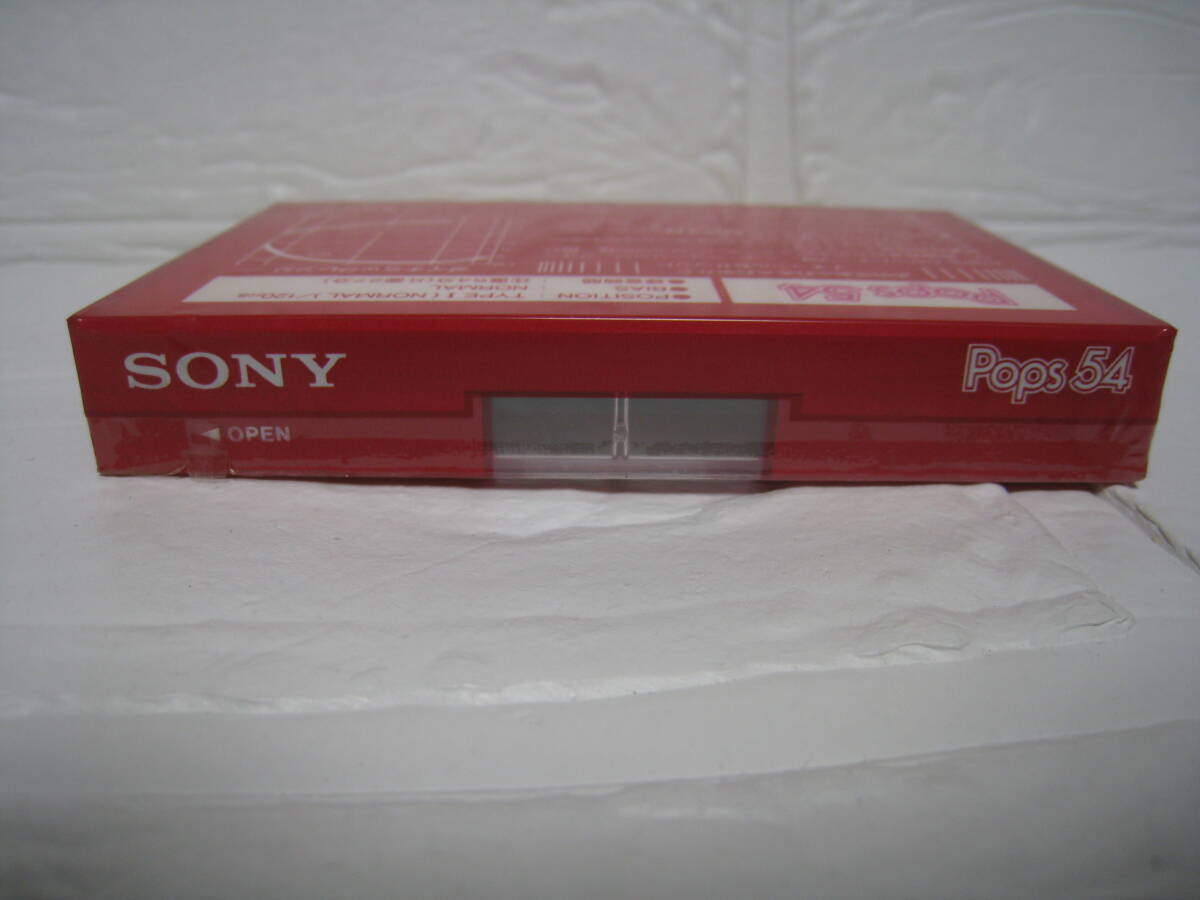 NO.47 未開封 SONY Pops54 NORMAL ノーマルポジション カセットテープの画像5