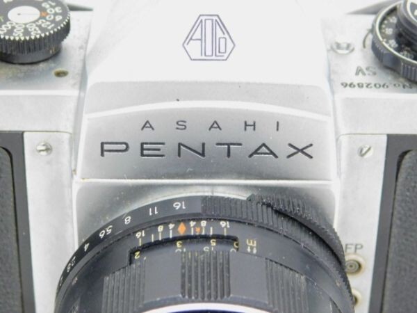 K206★ASAHI PENTAX 一眼レフ フィルムカメラ マニュアルレンズ アサヒ ペンタックス Super-Takumar 1:1.8/55 未確認ジャンク★送料590円～の画像5