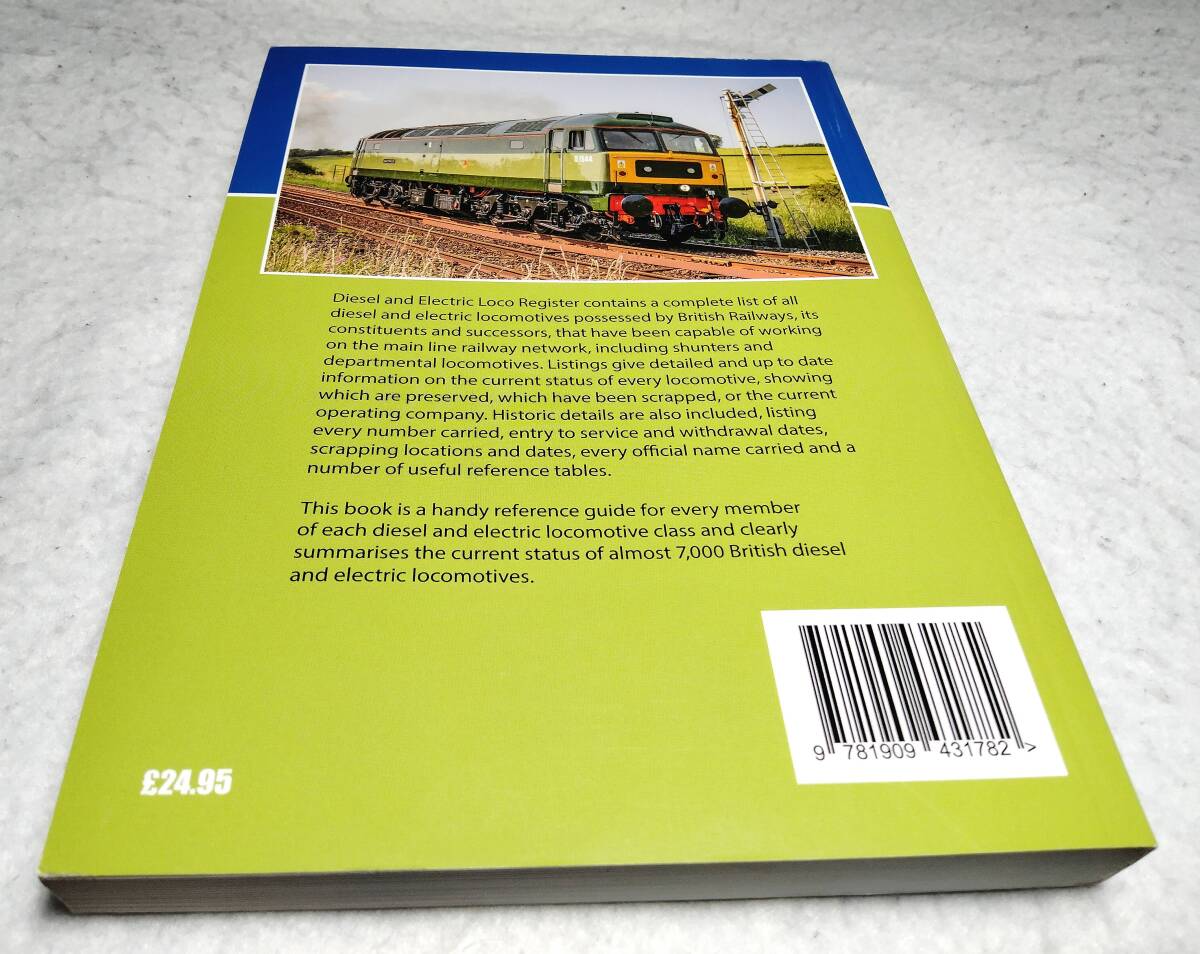 ＜洋書＞イギリス国鉄：ディーゼル機関車＆電気機関車　リスト『Diesel & Electric LOCO REGISTER』_画像2