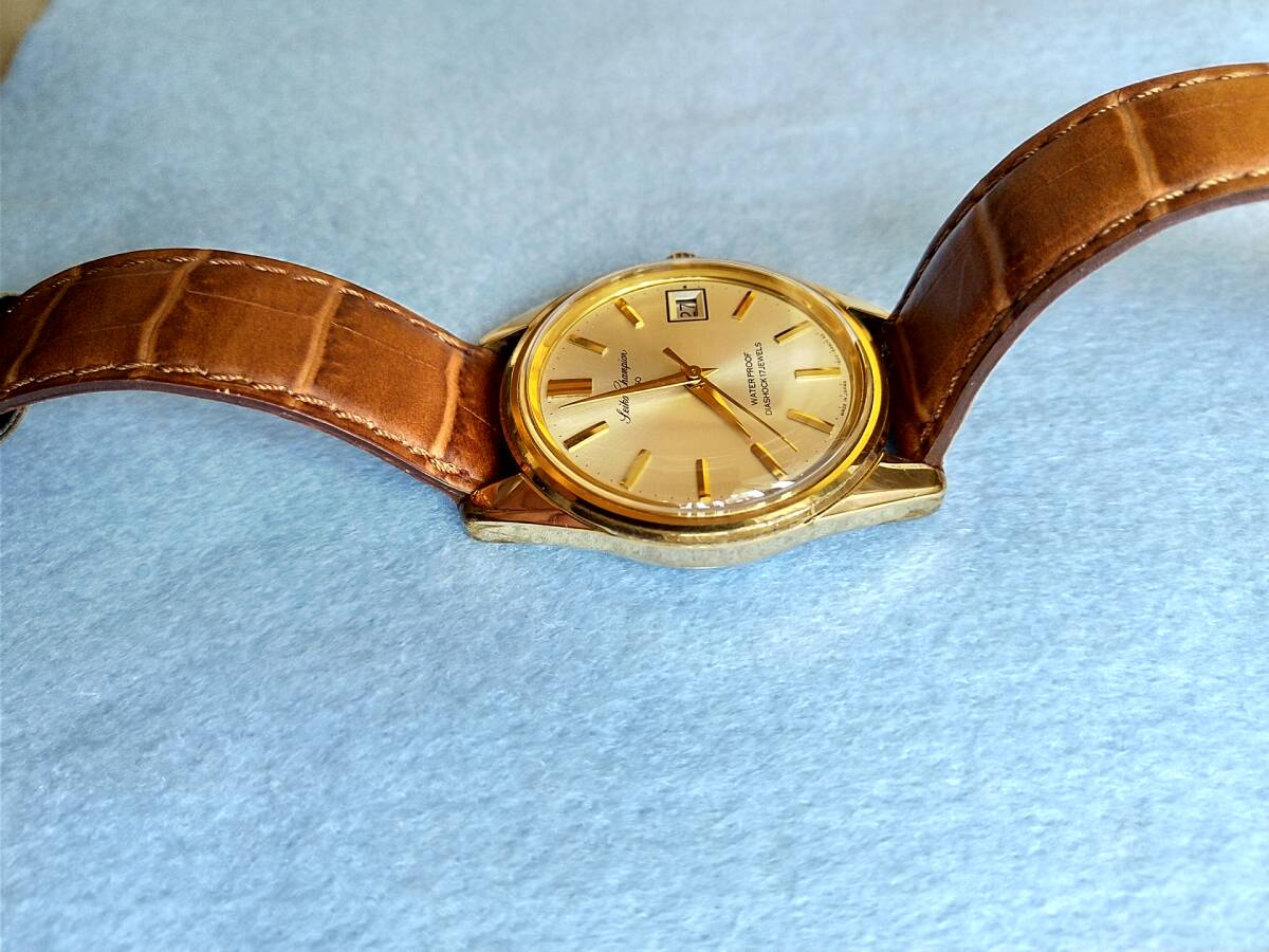 [ beautiful goods ] Seiko : Champion 860(1965 year made ) hand winding * date attaching 