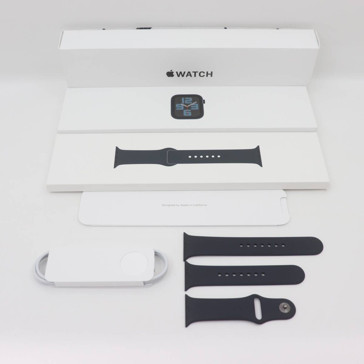 IT8AWTVZIT60 即決 本物 Apple Watch SE 第二世代 40mm MNJT3J/A GPSモデル ミッドナイトアルミニウム バッテリー最大容量100％の画像10