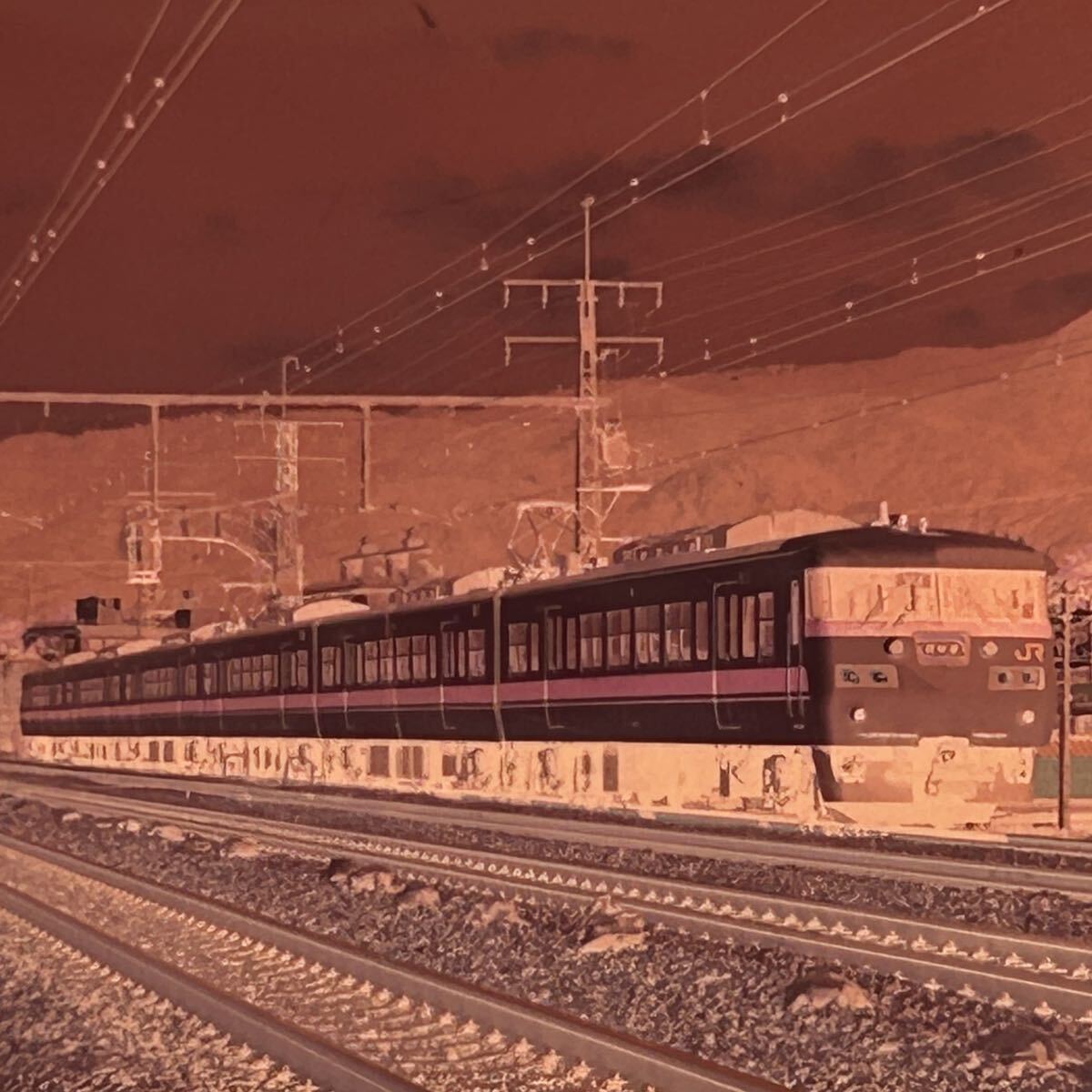 古い鉄道写真 ネガフィルム はまかぜ EF6610 北近畿 EF651096 EF66112 EF6615 EF6639 EF66117 列車 昭和 電車 （041301の画像6