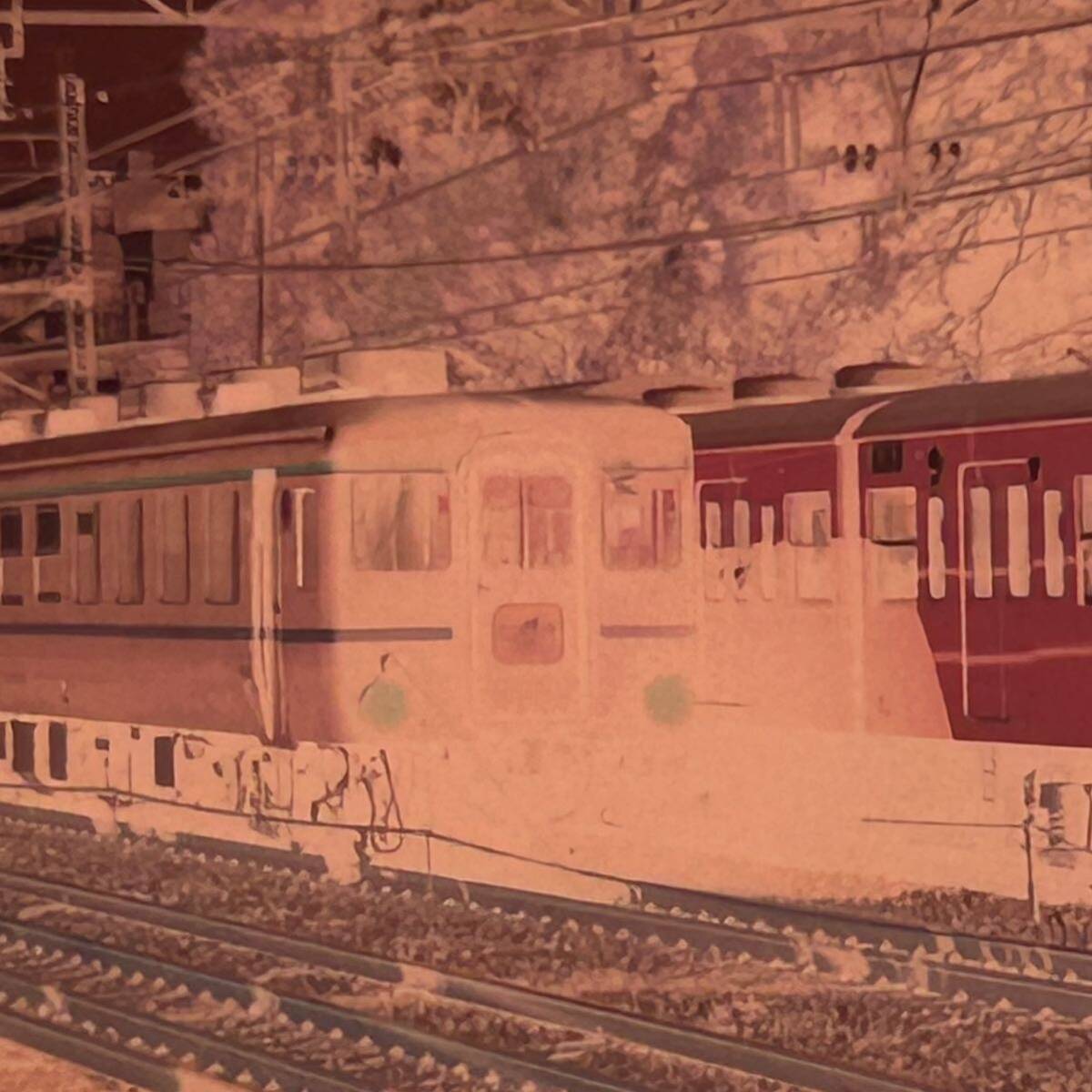 古い鉄道写真 ネガフィルム EF5861 白樺 他 列車 昭和 電車 （043001 の画像5