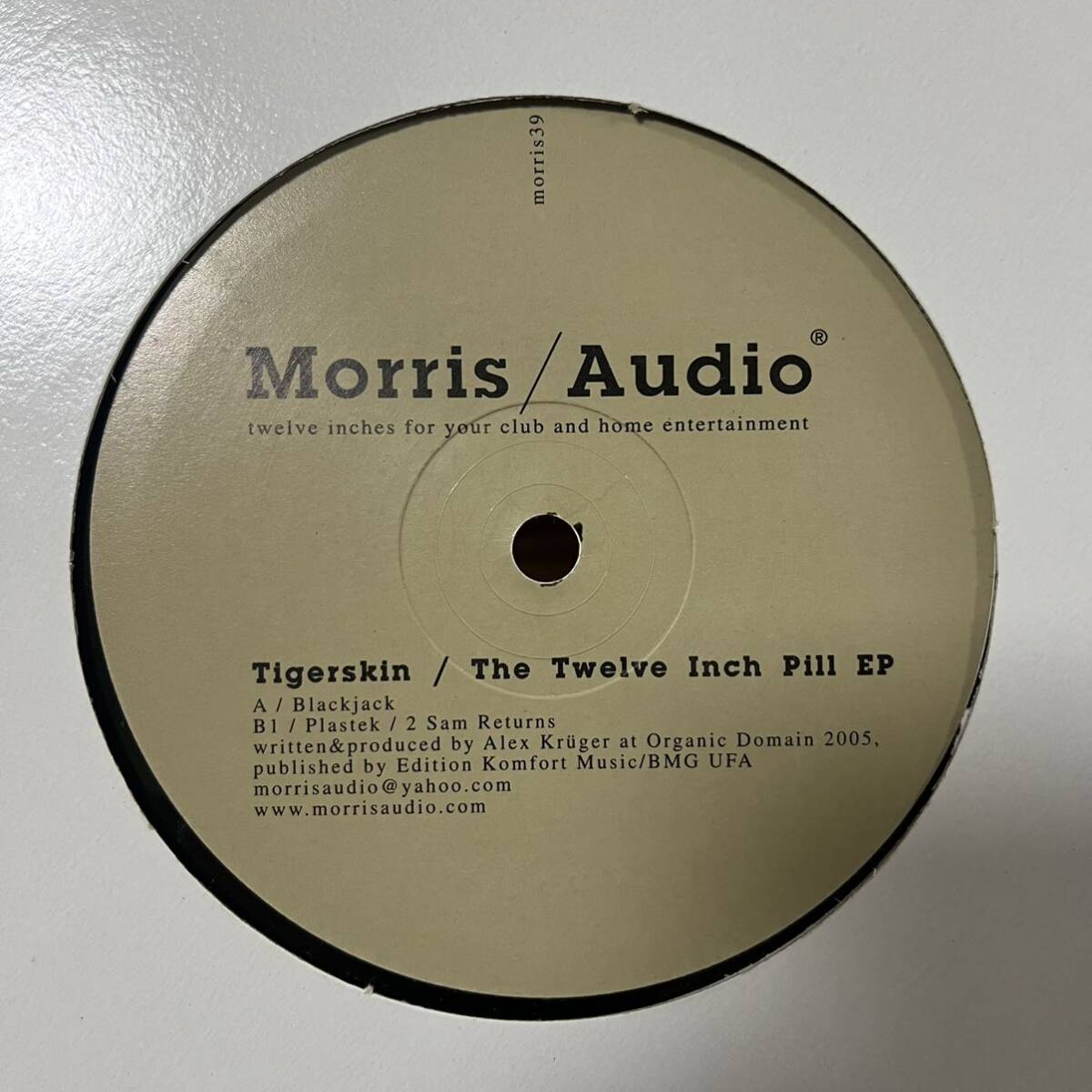 Tigerskin The Twelve Inch Pill EP Morris / Audio_画像2